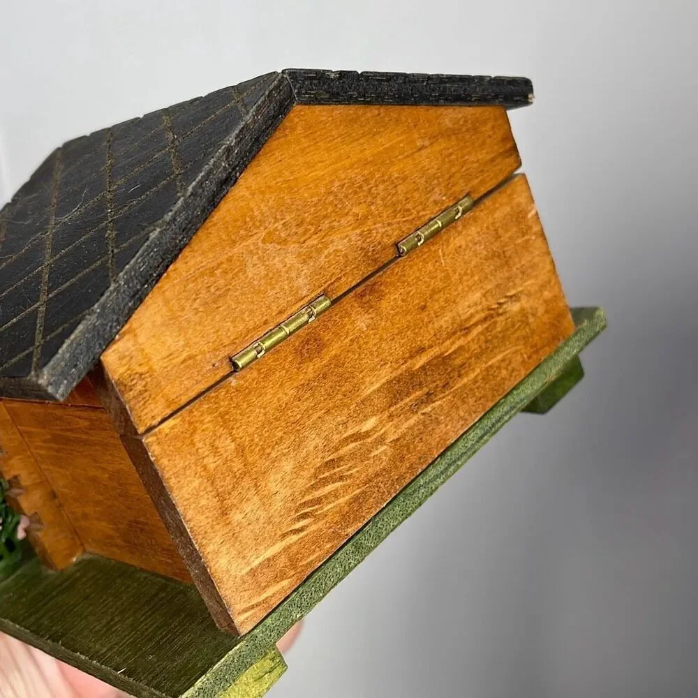 Vintage cabin chalet music box. Laura’s theme.